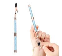 PATIKIL Bracelet Clasp Helper, Bracelet Helper Tool to Put on Yourself with Rubber Cover Tip, Jewelry Quick Wear Fastening Equipment for Necklace Watch Zipper, Light Blue/Rose Gold
