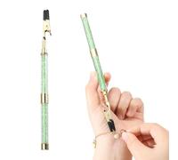 PATIKIL Bracelet Clasp Helper, Bracelet Helper Tool to Put on Yourself with Rubber Cover Tip, Jewelry Quick Wear Fastening Equipment for Necklace Watch Zipper, Light Green/Golden