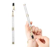 PATIKIL Bracelet Clasp Helper, Bracelet Helper Tool to Put on Yourself with Rubber Cover Tip, Jewelry Quick Wear Fastening Equipment for Necklace Watch Zipper, AB Color/Golden