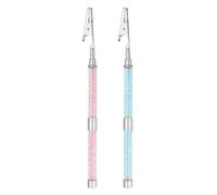 PATIKIL Bracelet Helper Tool, 2 Pack Bracelet Helper to Put on Yourself Jewelry Helper Fastening and Hooking Equipment for Necklace Watch Clasps, Pink Blue