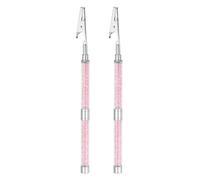 PATIKIL Bracelet Helper Tool, 2 Pack Bracelet Helper to Put on Yourself Jewelry Helper Fastening and Hooking Equipment for Necklace Watch Clasps, Pink