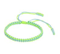 PATIKIL Braided Bracelet, Mens Women Tibetan String Rope Bracelet Handmade Lucky Prayer Protection Adjustable Size for Gifts Anniversary Family, Light Blue Light Green