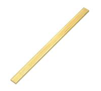 PATIKIL Brass Bar, 1/5"x9.84"x0.59" Pure Flat Brass Plate Solid Metal Sheet Tubing Strip for Crafting Jewelry Plating Repairing Science Class, 1 Pcs
