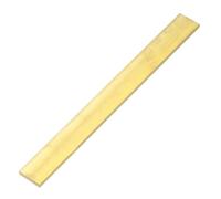 PATIKIL Brass Bar, 1/5"x9.84"x0.98" Pure Flat Brass Plate Solid Metal Sheet Tubing Strip for Crafting Jewelry Plating Repairing Science Class, 1 Pcs
