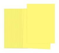 PATIKIL Bright Yellow Print Copy Paper, 100 Sheets 8.3x5.9 A5 19lb/70gsm Double Sided Colorful Print Paper Bulk Sheet DIY Craft Art Projects Supplies for Printer Origami