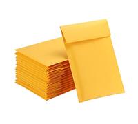 PATIKIL Bubble Mailers Padded Envelopes Mailing Yellow Mailer Packages Self Sealing 12x18mm for Postal Wrap, Pack of 25
