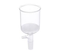 PATIKIL Buchner Funnel, 250ml Borosilicate Glass Buchner Filtering Funnel with Fine Frit(G1), 24/40 Standard Taper Inner Joint for Laboratory, Experiment, Clear, 75mm ID., 84mm Depth