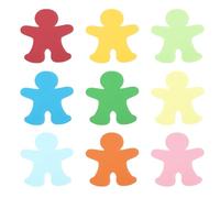 PATIKIL Bulletin Cutouts Paper, 36 Pcs People Shaped Bulletin Board Paper Cut Outs Decorations for Classroom DIY Crafts Projects Party Supplies, Multicolored