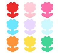 PATIKIL Bulletin Cutouts Paper, 54 Pcs Leaves Shape Bulletin Board Paper Cut Outs Decorations with Adhesive Points for Classroom DIY Crafts Projects Party Supplies, Multicolored