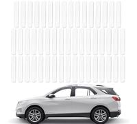 PATIKIL Bumper Guard Strip, 50 Pcs 0.07Inch Anti-Collision Patch Anti-Scratch Rear Bumper Protector Trim Self Adhesive Car Side Door Edge Sticker for SUV Pickup Truck, Clear