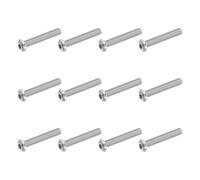 PATIKIL Button Head Socket Cap Screws, 12 PCS 5/16-18 UNC x 2 Inch 304 Stainless Steel Hex Drive Fully Thread Machine Bolts Screw for Furniture Water Pump Light Fixture, Silver