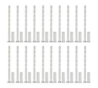 PATIKIL Cabinet Handle Screws M3x60, 20Pcs Break Away Screws Drawer Pull Screw Phillips Drive Flat Countersunk Head Bolts with Sleeve for Door Handle Lever