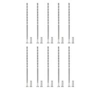 PATIKIL Cabinet Handle Screws M4x110, 10 Set Break Away Screws Drawer Pull Screw Phillips Drive Flat Countersunk Head Bolts with Sleeve for Door Handle Lever