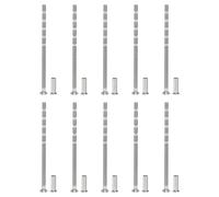 PATIKIL Cabinet Handle Screws M4x80, 10 Set Break Away Screws Drawer Pull Screw Phillips Drive Flat Countersunk Head Bolts with Sleeve for Door Handle Lever