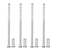 PATIKIL Cabinet Handle Screws M4x90,4Pcs Break Away Screws | Drawer Pull Screw,Phillips Drive Flat Countersunk Head Bolts,with Sleeve,for Door Handle Lever