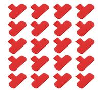 PATIKIL Cable Labels 0.65 x 1.48 Inch, 50 Pack Write on Cord Labels Self-Adhesive Hook and Loop Wire Tags for Electronics Computers Cable Management and Identification, Red