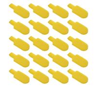 PATIKIL Cable Labels 1.5 x 0.75 Inch, 30 Pack Write on Cord Labels Self-Adhesive Hook and Loop Wire Tags for Electronics Computers Cable Management and Identification, Yellow