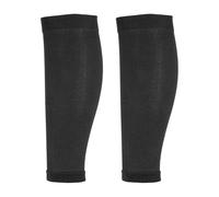 PATIKIL Calf Compression Sleeves, Leg Compression Elastic Sleeve Calf Brace Support for Men& Women, L& Black& Spandex-Fitting For(Running Shin Splint Cycling Travel Relieve Leg Pain)