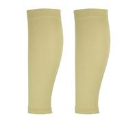 PATIKIL Calf Compression Sleeves, Leg Compression Elastic Sleeve Calf Brace Support for Men& Women, M& Skin Color& Spandex-Fitting For(Running Shin Splint Cycling Travel Relieve Leg Pain)