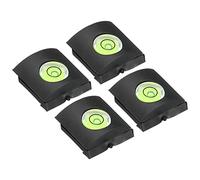 PATIKIL Camera Level Hot Shoe Cover, 4 Pack Hot Shoe Bubble Level Cap Hot Shoe Protector Suitable for Nikon for Fujifilm for Pentax DSLR/SLR Camera, Black