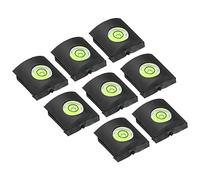 PATIKIL Camera Level Hot Shoe Cover, 8 Pack Hot Shoe Bubble Level Cap Hot Shoe Protector Suitable for Nikon for Fujifilm for Pentax DSLR/SLR Camera, Black
