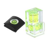 PATIKIL Camera Level Hot Shoe Cover Set, 1 Axis Universal Level Hot Shoes Cover with 2 Axis Bubble Level for Nikon for Fujifilm for Pentax