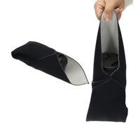 PATIKIL Camera Protective Wrap, 45x45cm Lens Wrap Foldable Cloth Lens Pouch Bag for Camera Lens DSLR Accessories Phone Laptop, Black