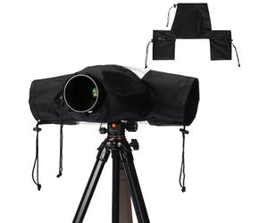 PATIKIL Camera Rain Cover, 2Pcs Waterproof Protective Covers Camera Sleeve Protector Photography Rain Gear Up to 8.5 Inch Lens for Nikon, Black