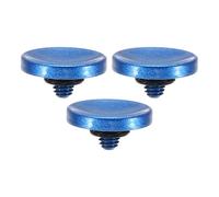 PATIKIL Camera Shutter Button, 3 Pack Soft Shutter Release Button Pure Copper Camera Button Concave Suitable for Nikon for Fujifilm for Leica DSLR/SLR Camera, Blue