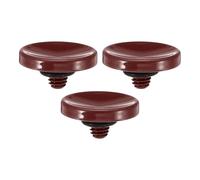 PATIKIL Camera Shutter Button, 3 Pack Soft Shutter Release Button Pure Copper Camera Button Concave Suitable for Nikon for Fujifilm for Leica DSLR/SLR Camera, Dark Red