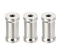 PATIKIL Camera Spigot Screws Converter 1/4" to 3/8" Female to Female, 3 Pack Tripod Screw Adapters Spigot Stud for Light Stand Hot Shoe Cold Shoe Adapter Ball Head Flash, Black