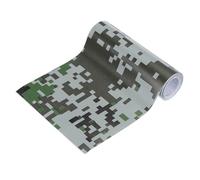 PATIKIL Camo Roll 4" x5ft, Digital Camo Vinyl Wraps Self Adhesive Camouflage Pattern Car Sticker for Covering Bows, Cameras, and Other Hunting Accessories, Numeral Green