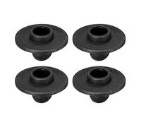 PATIKIL Camping Chair Foot, 4 Pack 15mm Tubing Dia Detachable Anti-Slip Stool Feet Replacement for Hiking Outdoor, Black