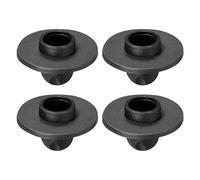 PATIKIL Camping Chair Foot, 4 Pack 16mm Tubing Dia Detachable Anti-Slip Stool Feet Replacement for Hiking Outdoor, Black