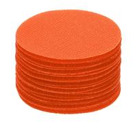 PATIKIL Carpet Marker Spots 2 Inch / 5cm, 48 Pack Round Floor Markers Non Slip Carpet Dots for Classroom Teacher, Orange