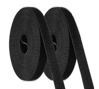 PATIKIL Carpet Marker Strips 15mm x 5 Meters, 2 Roll Floor Markers Nylon Strip Floor Marking Tape for Classroom Rug Teacher Supplies, Black