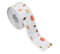PATIKIL Caulk Tape Waterproof Self Adhesive, PVC Toilet Caulking Sealant Strip Bathtub Caulk Sealing Strip Tape for Bathroom Kitchen Countertop, Ice Cream (1.5 Inch x 16.4 Ft)
