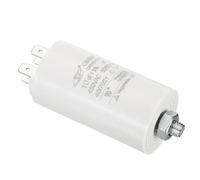 PATIKIL CBB60 10uF Running Capacitor, AC 450V 4 Pins 50/60Hz Cylinder Bottom with Screw 65x35mm for Air Compressor,Cleaning Machine Motor Star