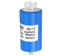 PATIKIL CBB60 15uf Running Capacitor,1Pcs AC 250V 4Pins 50/60Hz Cylinder Bottom with Screw 70 x 40mm for Washing Machine,Cleaning Machine Motor Star