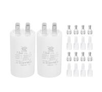 PATIKIL CBB60 7.5uF Run Capacitor,2 Pcs AC450V 4 Pin Double Insert with Sheath Spring, White