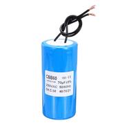 PATIKIL CBB60 70uf Running Capacitor,1Pcs AC 250V 2 Wires 50/60Hz Cylinder Blue 100x50mm for Water Pumps, Washing Machines Motor Start