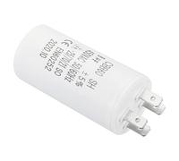 PATIKIL CBB60 8uF Running Capacitor,1Pcs AC 450V 4 Pins 50/60Hz Cylinder Bottom for Washing machine,Water Pump Motor Star, White,1.37 x 2.73inch