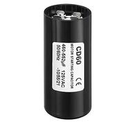 PATIKIL CD60 Motor Start Capacitor, 460-552uF/125V 50/60Hz, Round, Polypropylene, Capacitor