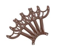 PATIKIL Ceiling Fan Blades Arms Replacement, 5 Pcs 52" Fan Blade Replacement Parts Mounting Bracket Kit for Replacing the Worn Fan Blades, Coffee