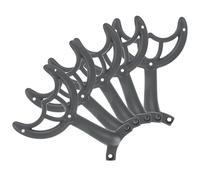 PATIKIL Ceiling Fan Blades Arms Replacement, 5 Pcs 52" Fan Blade Replacement Parts Mounting Bracket Kit for Replacing the Worn Fan Blades, Grey