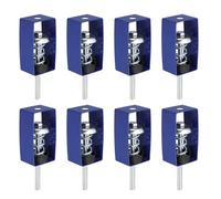 PATIKIL Ceiling Spring Vibration Isolator Hangers, 8 Pack 22lbs Mechanical Vibration Damping Mounts Anti Vibration for A/C Air Processor Bedroom Theater Studio,(XHS) Blue
