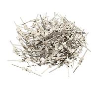 PATIKIL Chandelier Connector Clip, 200 Pack 45mm/1.8" Length Chandelier Bowtie Pin Replacement for Fastening Crystals Lamp Ceiling Light Parts, Silver