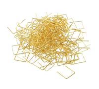 PATIKIL Chandelier Connector Pins, 230 Pack 14mm/0.6" Length Chandelier Lamp Hanger Pin for Fastening Crystals Prisms Sun Catcher, Golden