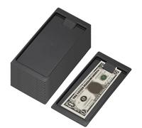 PATIKIL Check Holders, 16 Pack Black Plastic Tip Trays, Restaurant Check Presenters, Guest Receipt Holder Tray for Bars, Hotels, Dining, Catering Business, 8.2 x 3.9 x 0.4"