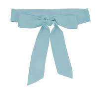PATIKIL Chiffon Sash Belt Wedding Party Bridal Blank Chiffon Waist Belts Prom Accessory for Graduation Birthday Decoration DIY Accessory Homecoming, Grayish Blue